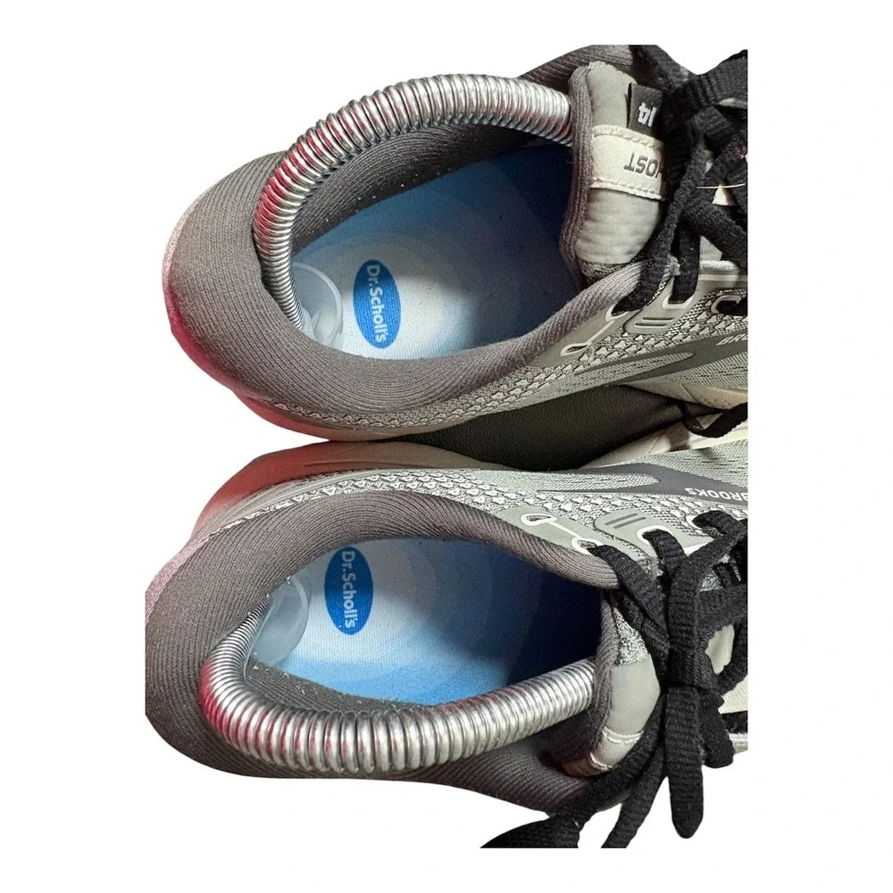 Brooks Ghost 14 Shoes Mens‎ Size 8.5 Extra Wide Gray Running Sneakers Comfort
